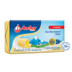 ANCHOR UNSALTED BUTTER 227GM (40/CTN) ANCHOR UNSALTED BUTTER 227GM (40/CTN)