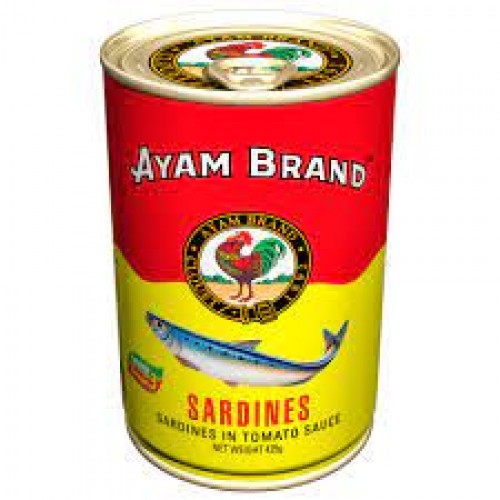AYAM BRAND SARDINE IN TOMATO SAUCE 425GM (36/CTN)