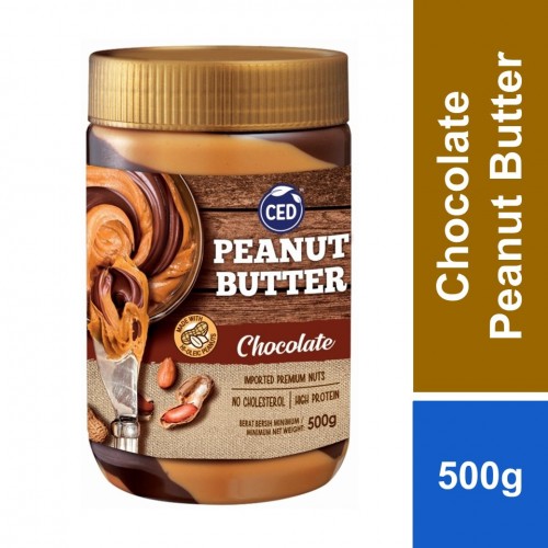 CED Peanut Butter Choco Stripe 500gm