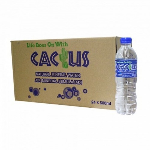 Cactus Mineral Water | 500ml | 24 btl/ctn