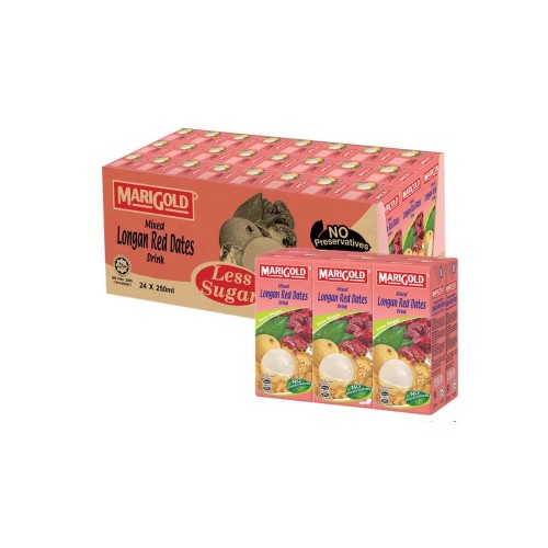 Marigold Longan Red Dates | 250 ml | 24 box/ctn