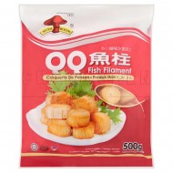 M QQ Fish Filament 鱼柱 | 50 pcs | 500 gm/pkt M QQ Fish Filament 鱼柱 | 50 pcs | 500 gm/pkt
