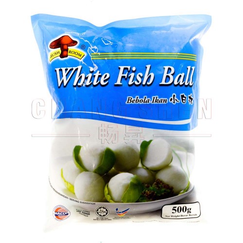 M Small White Fish Ball 小白丸 | 50 pcs | 500 gm/pkt