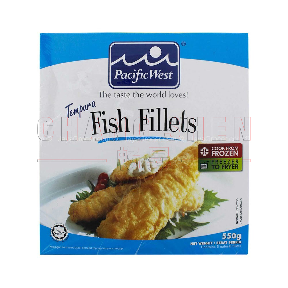 Pacific West Tempura Fish Fillet 天妇罗鱼肉 from 115Gm 30pcs/ctn