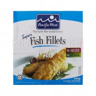 Pacific West Tempura Fish Fillet 天妇罗鱼肉 from 115Gm | 30pcs/ctn Pacific West Tempura Fish Fillet 天妇罗鱼肉 from 115Gm | 30pcs/ctn