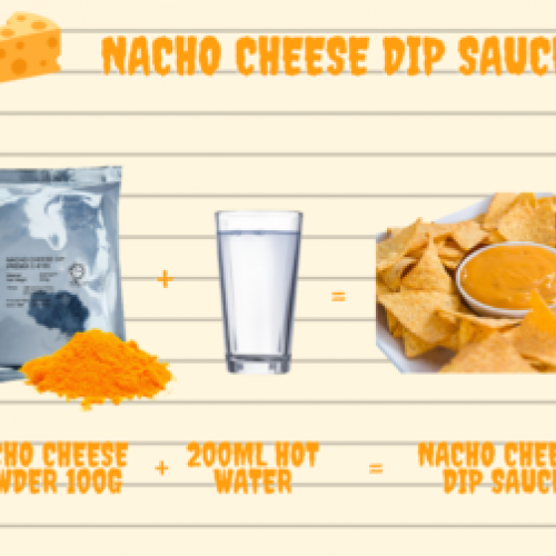 Nacho Cheese Dip Powder 500GM/PKT